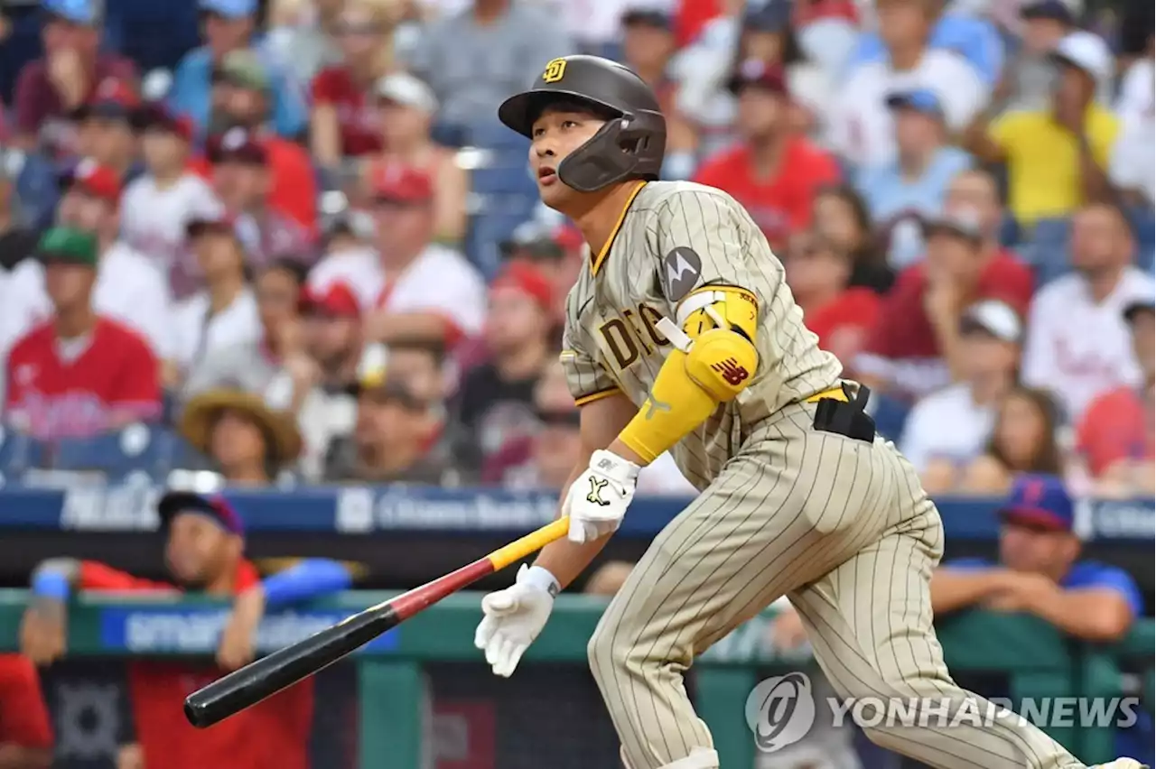 김하성, 선두타자 홈런…MLB 한 시즌 개인 최다 '13홈런' | 연합뉴스