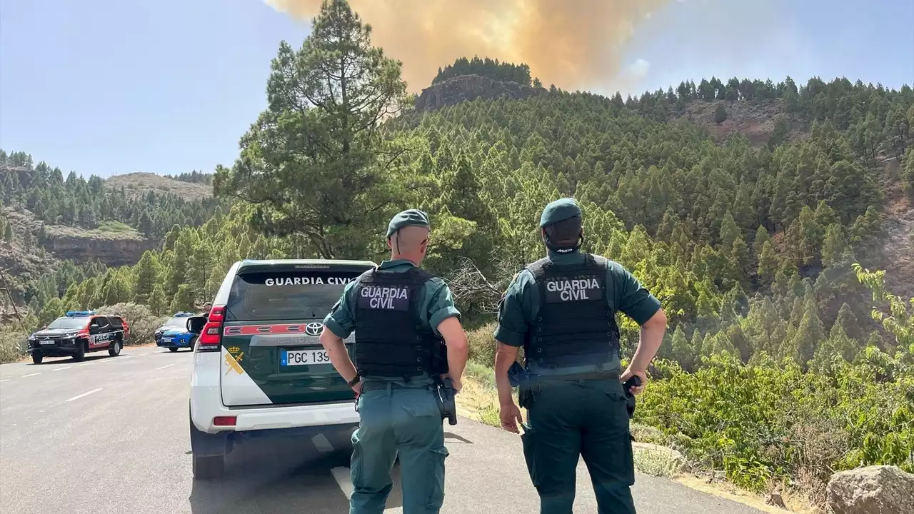 Investigan a un trabajador forestal como presunto autor del incendio en Gran Canaria