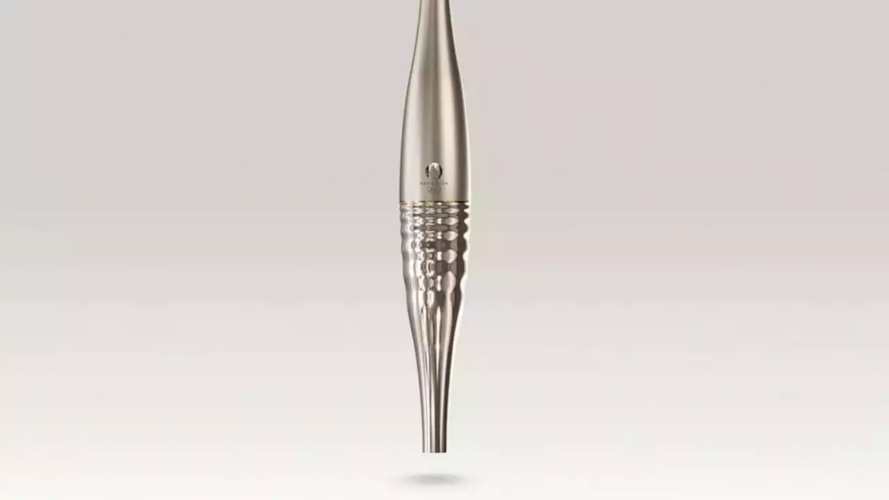 Sleek and shiny torch for Paris Olympics unveiled with carbon footprint in mind and a year to go