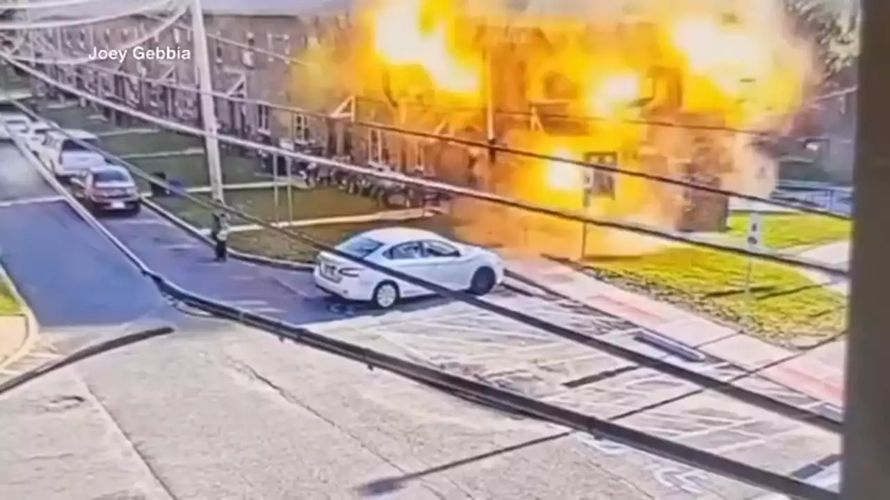 Video of exploding Newark apartment building shows impact of blast