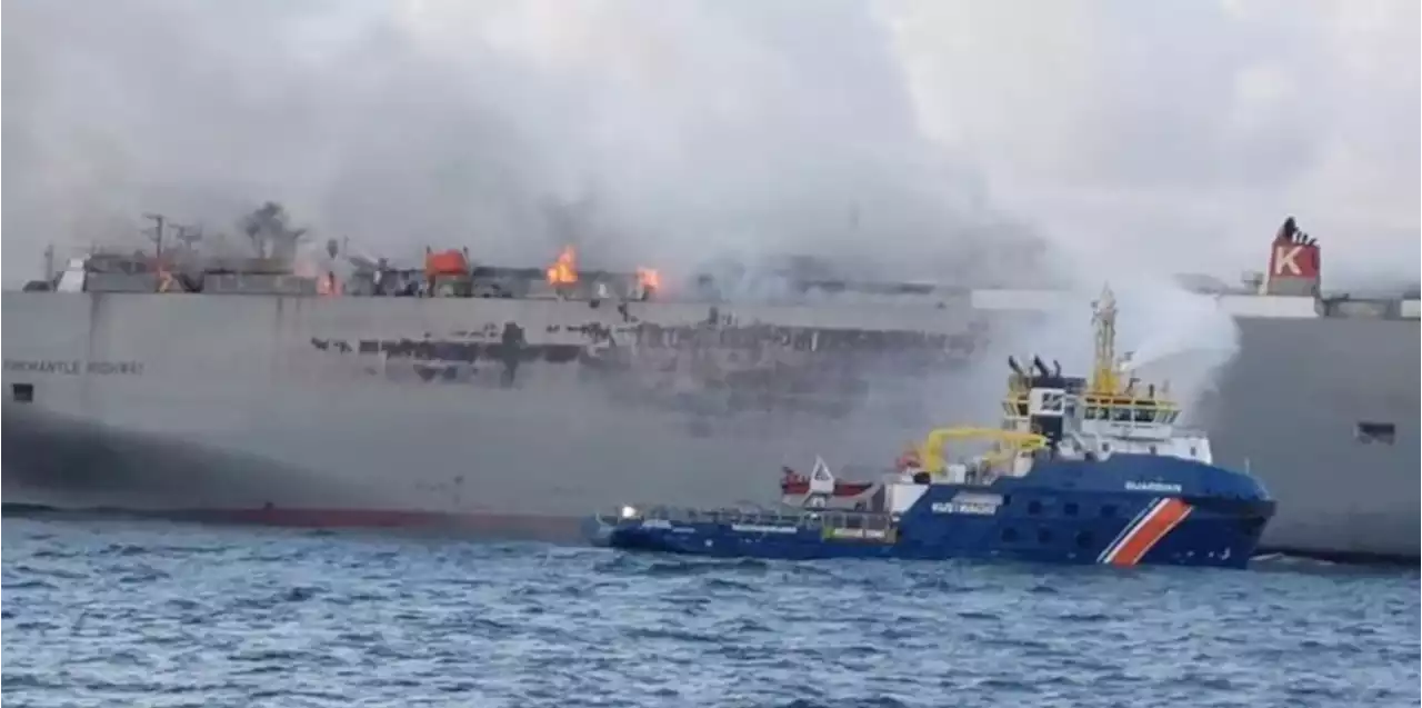 Another Car-Carrying Cargo Ship Catches Fire at Sea