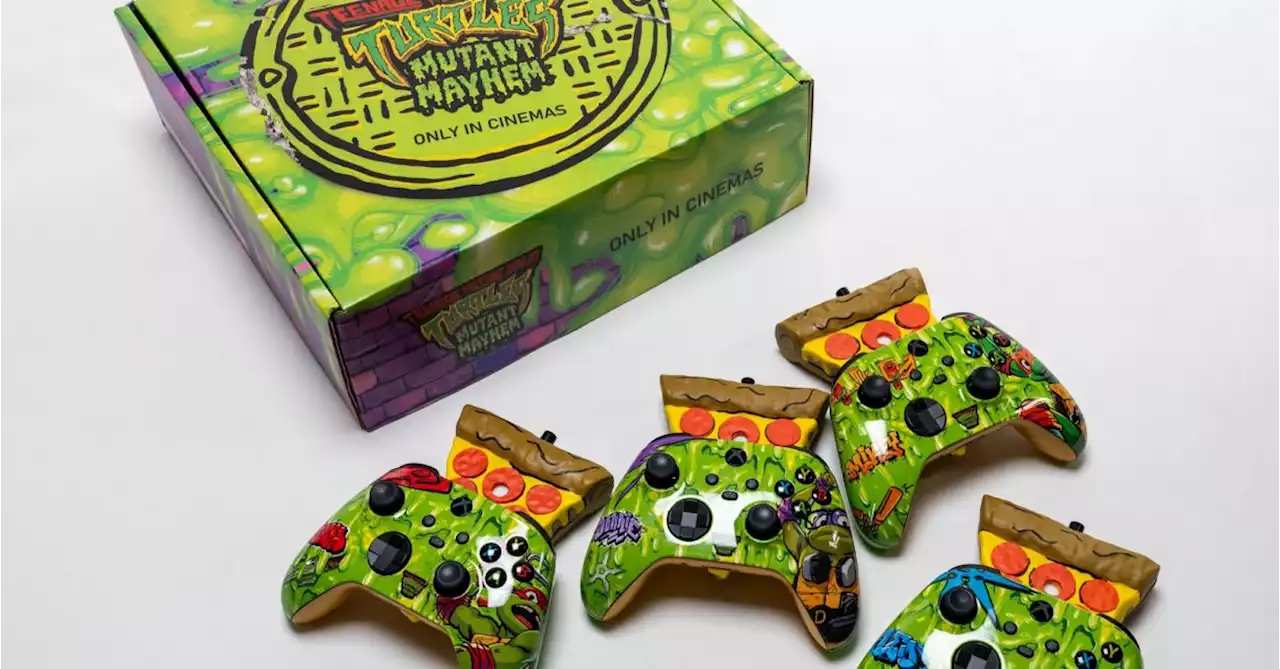 TMNT Pizza Xbox Controllers in The Daily LITG 26th of July 2023