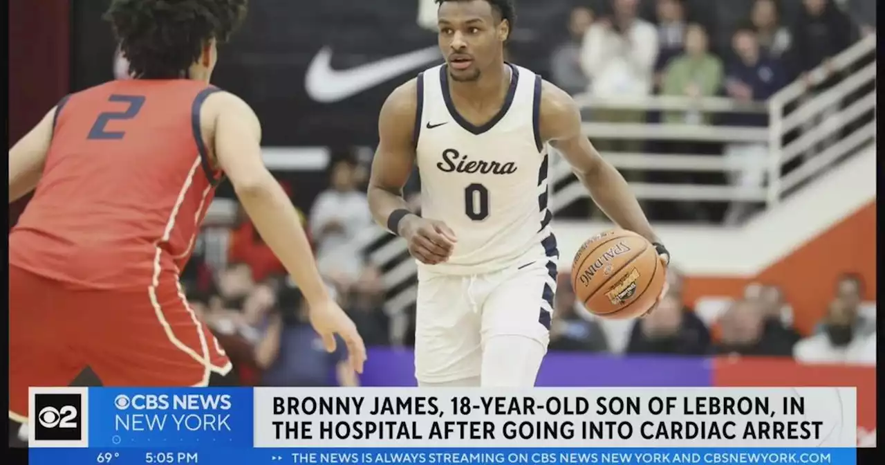 LeBron James' son, Bronny, suffers cardiac arrest on basketball court