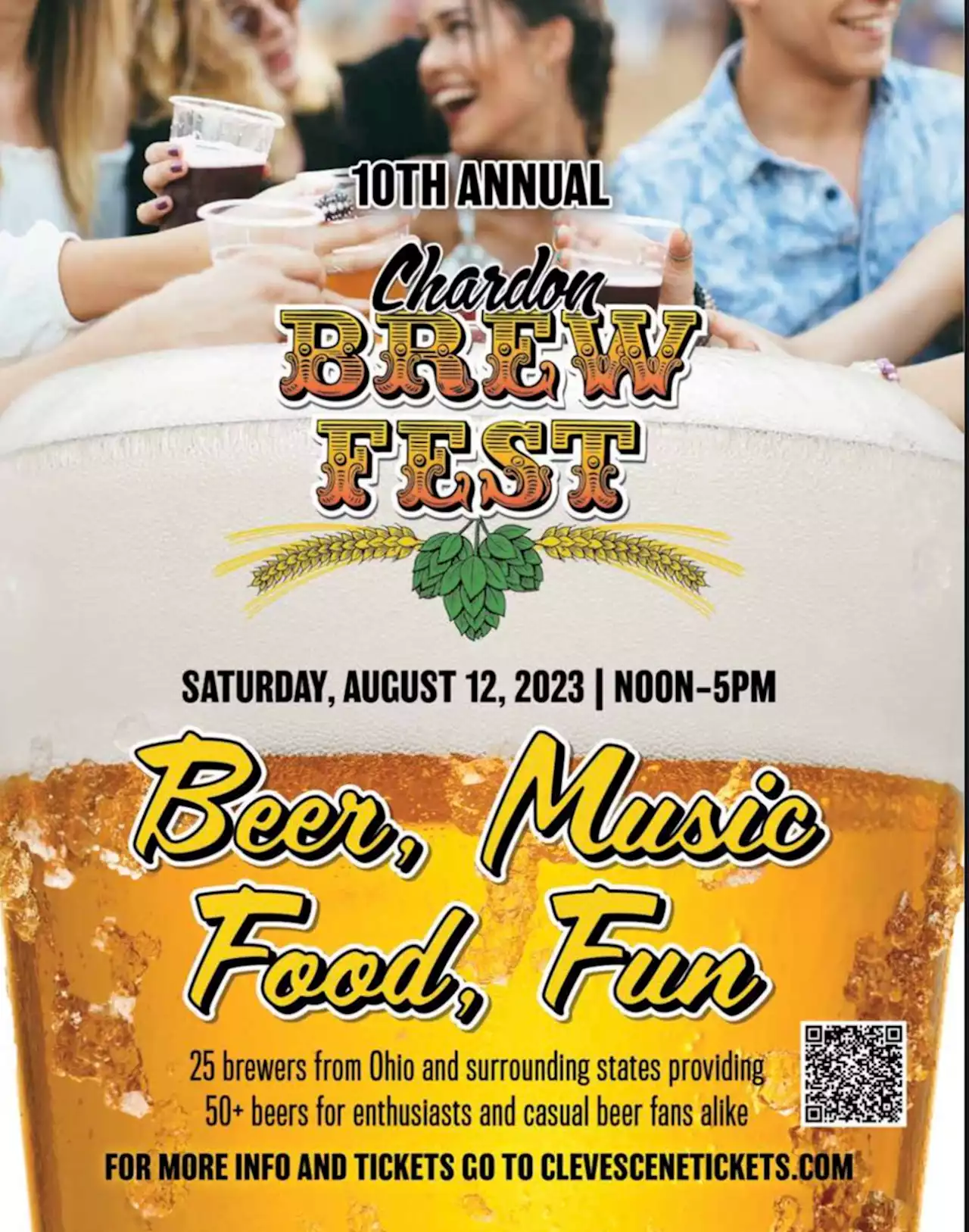 2023 Chardon BrewFest - Food // Beer // Live Music + More Tickets | Chardon Square | Chardon, OH | Sat, Aug 12 at 12pm | Cleveland Scene Tickets