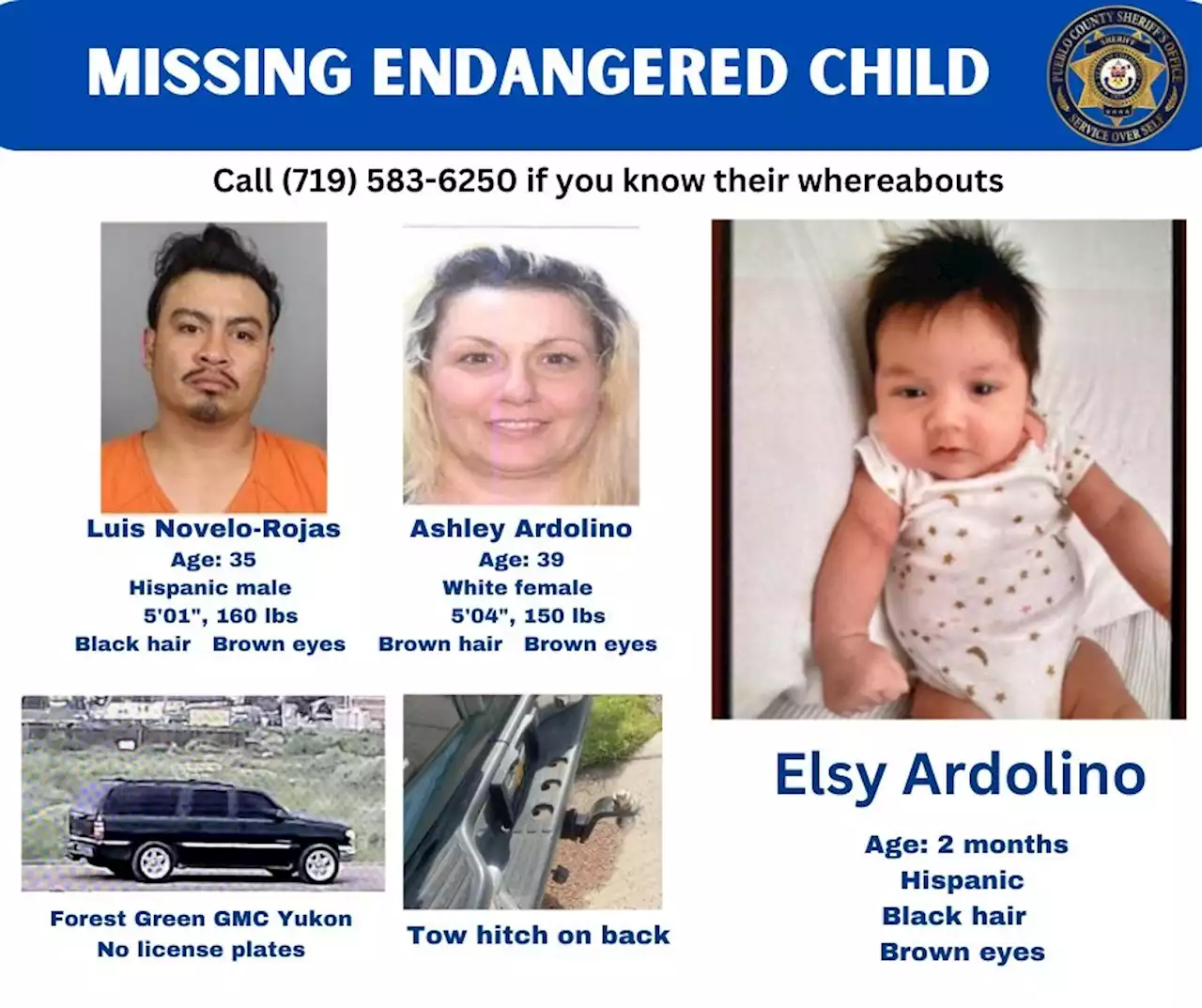 Amber Alert for missing 2-month-old updated with parents known to be in Aurora