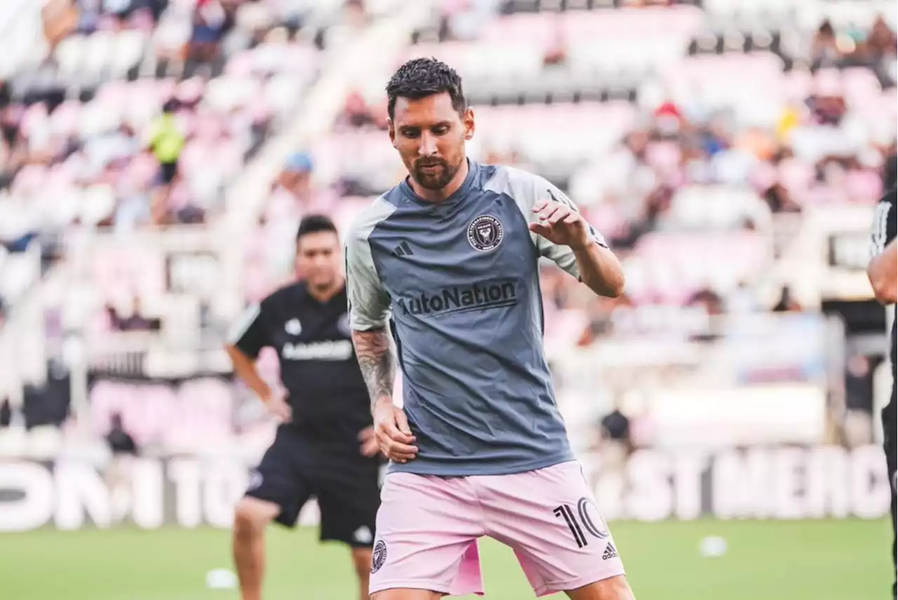 Messi será titular por primera vez con Inter Miami frente a Atlanta