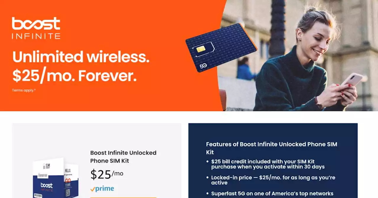 Amazon Prime members can now get pre-approved for new Boost Infinite plans | Engadget