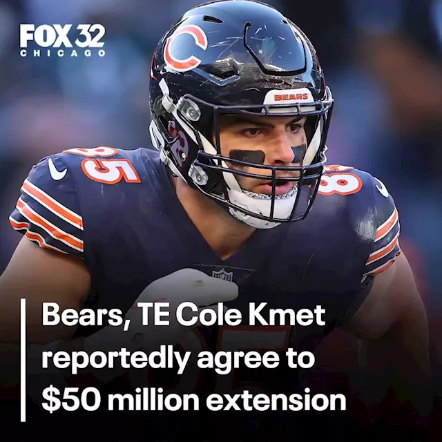 Bears, TE Cole Kmet reportedly agree to $50 million extension