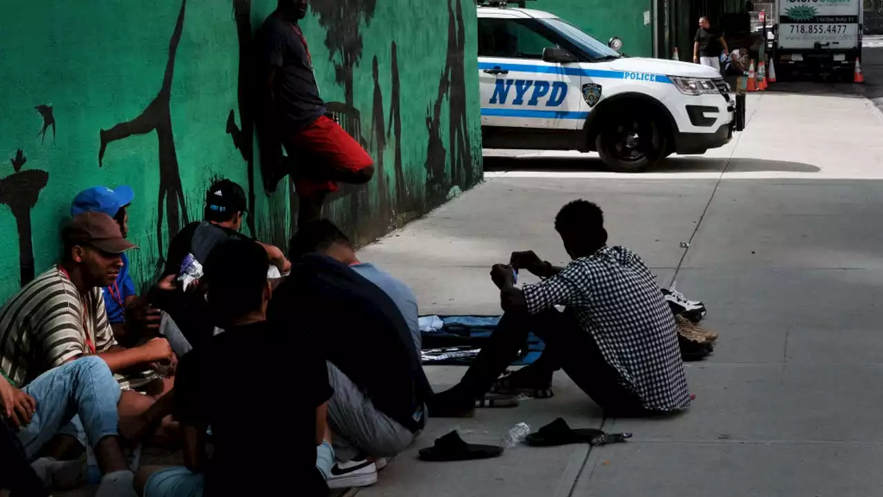 NYC migrant crisis: City scrambles to find temporary shelter for migrants as arrivals continue