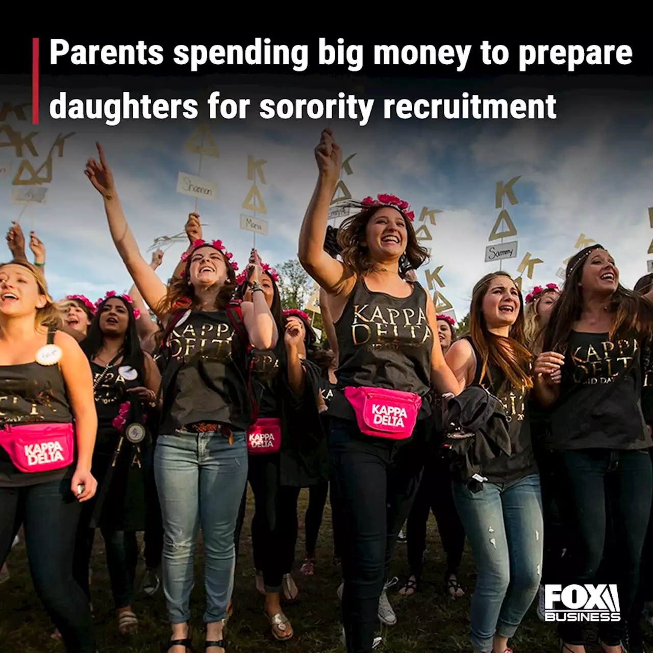 Parents fork over thousands to help daughters with sorority recruitment