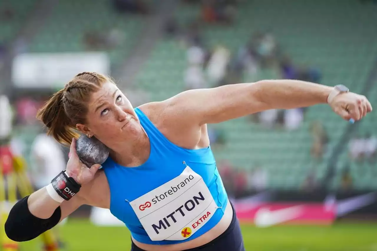 Canadian shot putter Sarah Mitton looking for another big showing at nationals with worlds in sight