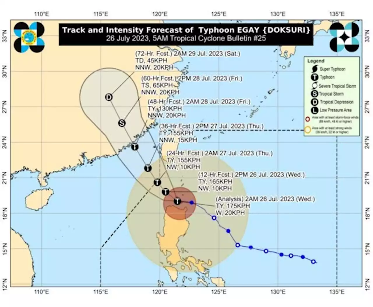 Typhoon Egay makes another landfall in Aparri, Cagayan – Pagasa