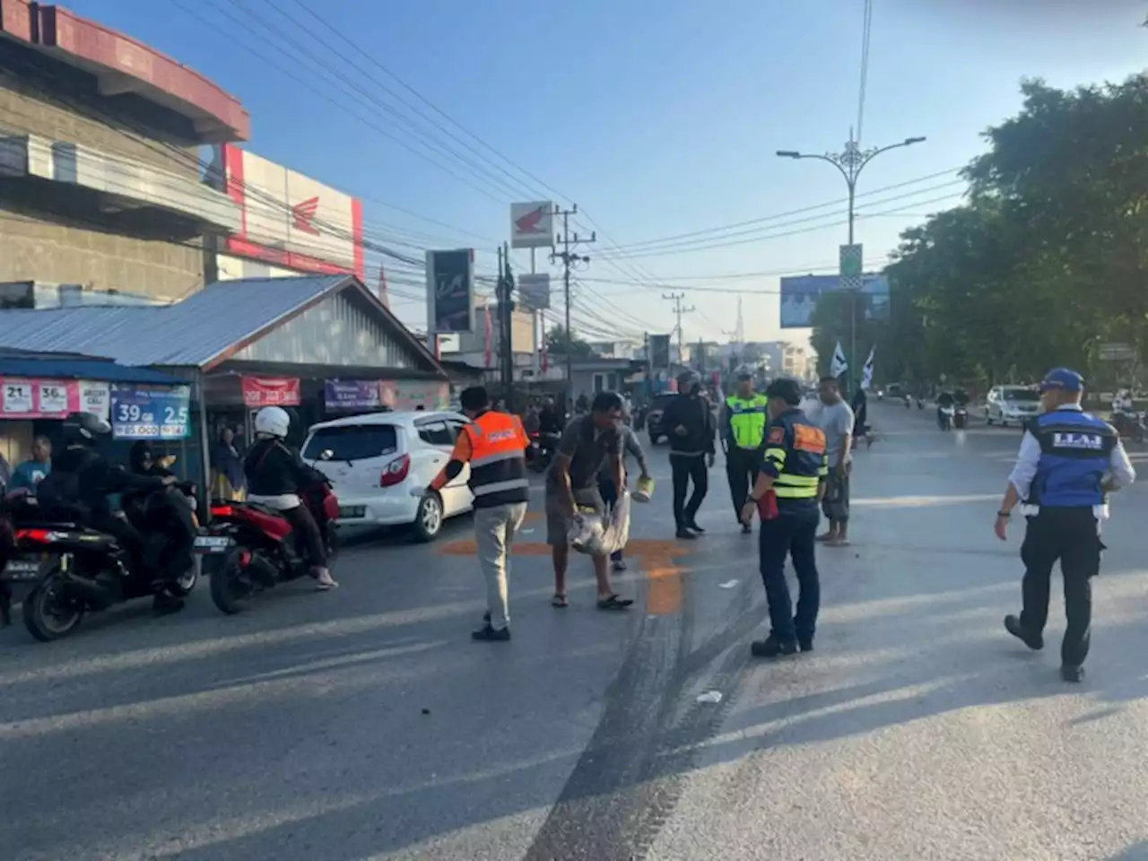 Tertabrak Truk, Wanita 56 Tahun di Tanbu Tewas di Tempat