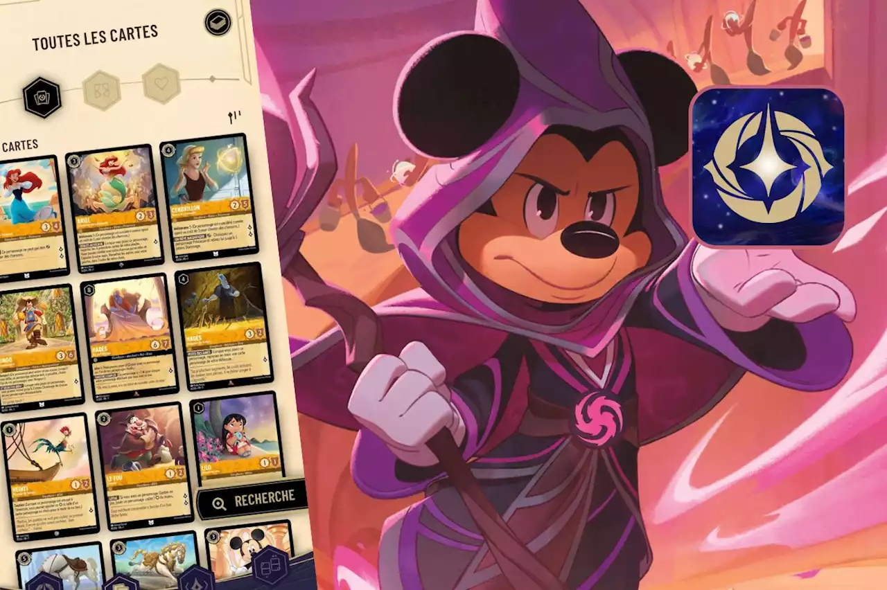 Découvrez Disney Lorcana en avant première avec l'application officielle