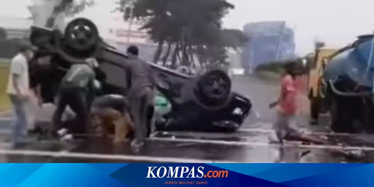 Tabrakan Beruntun di BSD Tangerang, 5 Orang Terluka