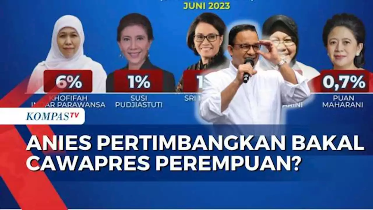 Elektabilitas Rendah, Mengapa Anies Baswedan Pertimbangkan Bakal Cawapres Perempuan?