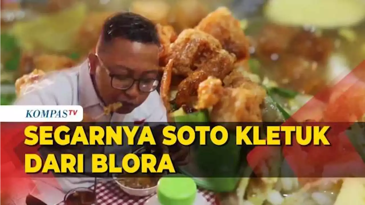 Segarnya Soto Kletuk dari Blora, Disajikan dengan Potongan Ketela Pohon