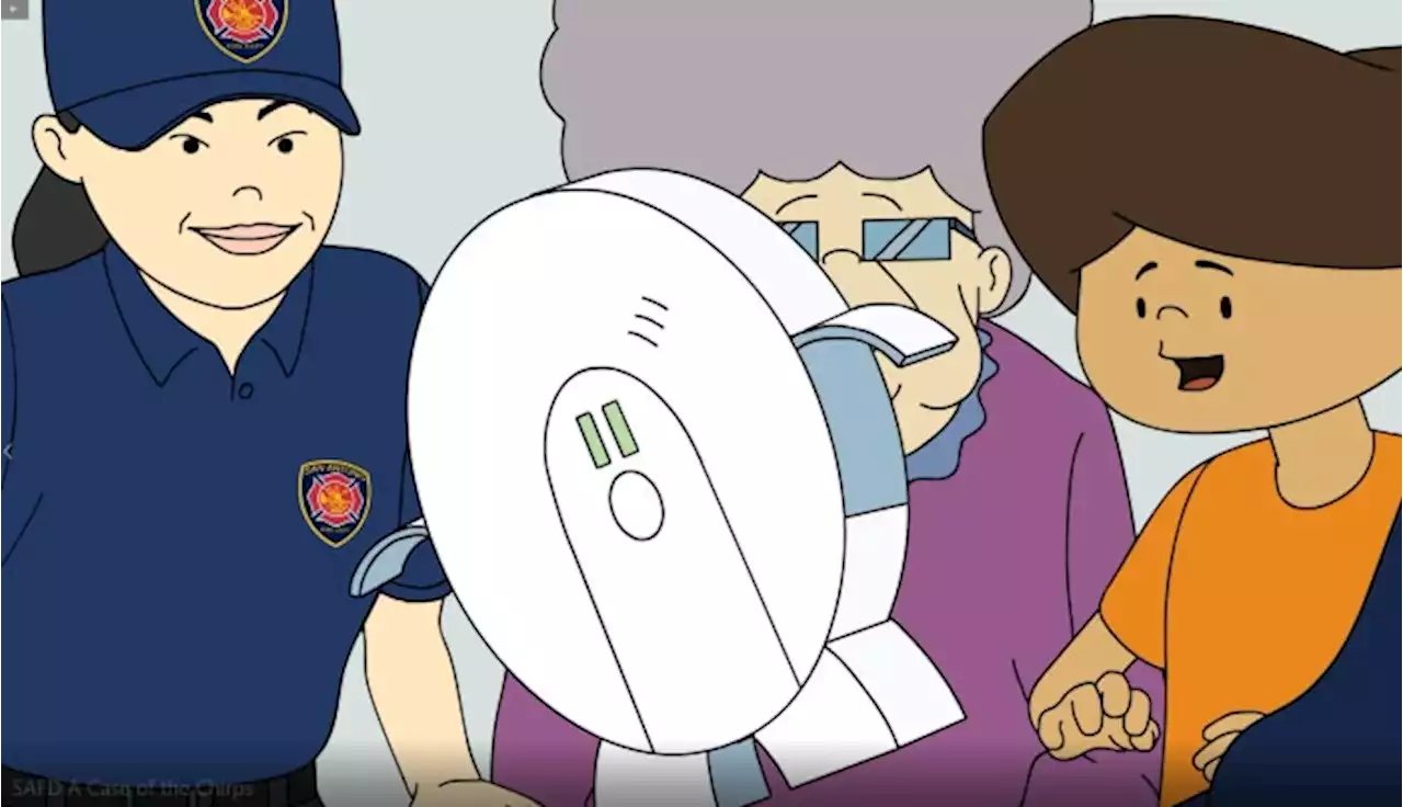 SAFD cartoon aims to educate on importance of smoke alarms