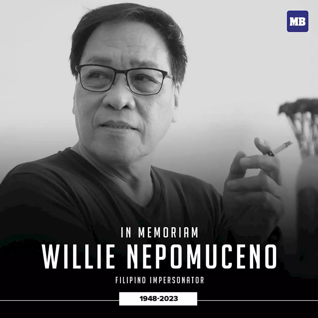 Popular Filipino impersonator and satirist Willie Nepomuceno passes away, 75