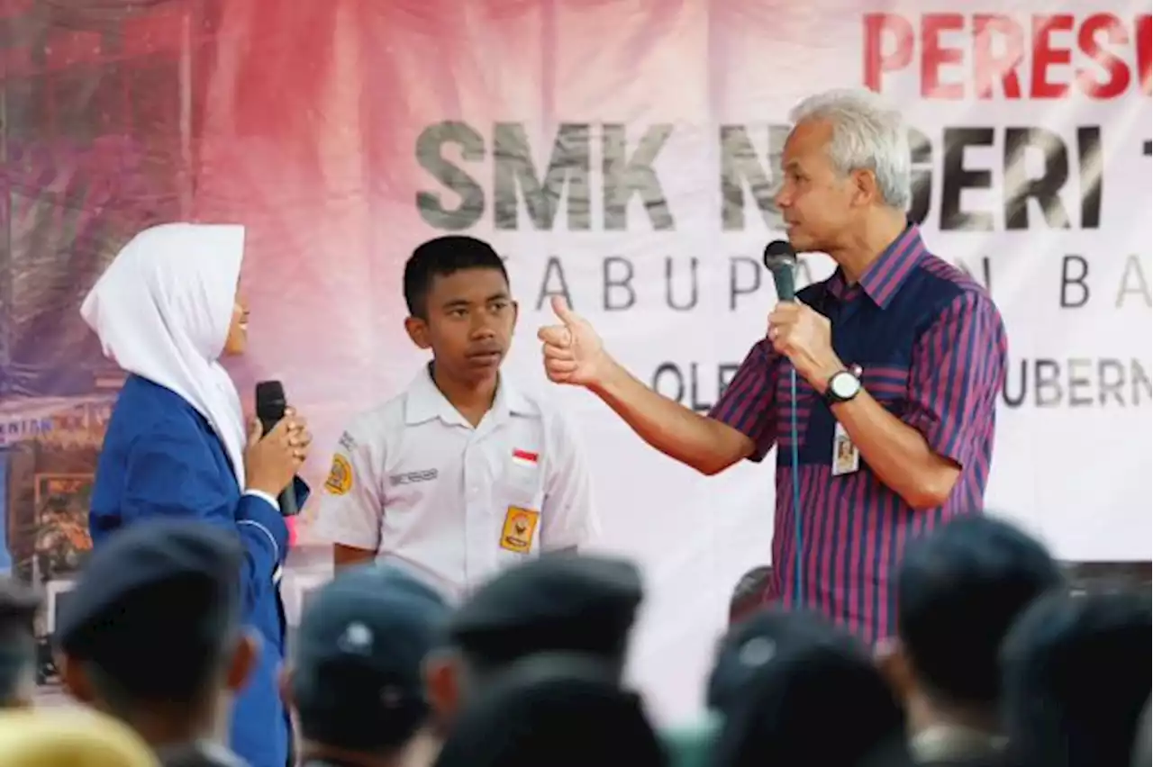 Jawab Persoalan Zonasi PPDB, Ganjar Perbanyak Bangun SMKN