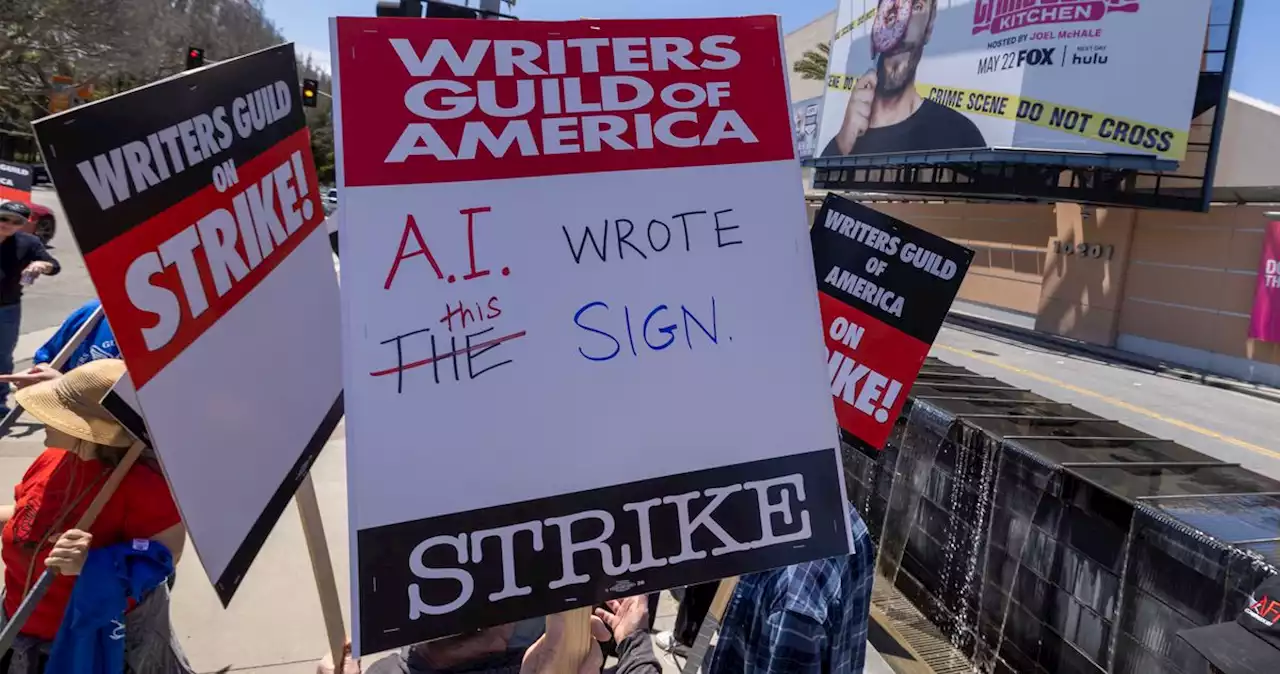 Union Actors & Writers Strike Up Their Picket Signs