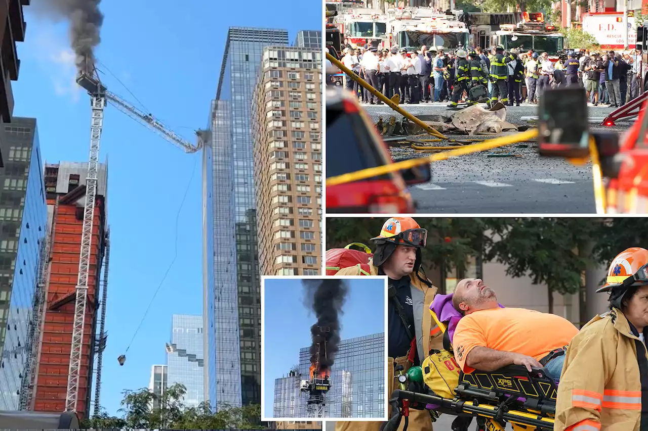 NYC crane collapse live updates: Construction workers among those injured, company says