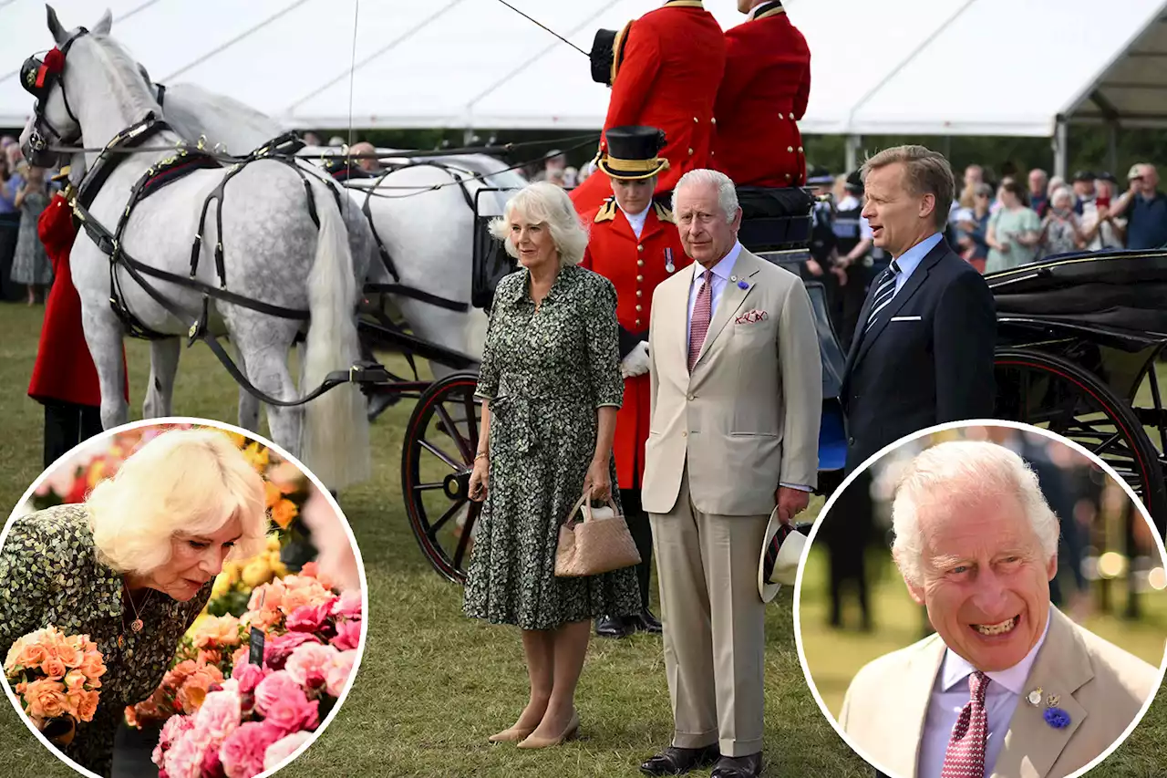 Queen Camilla and King Charles hit Sandringham Flower Show in style