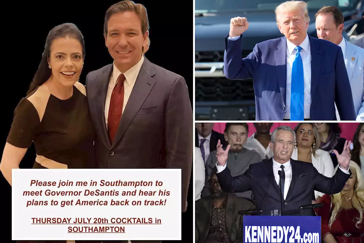 Ron DeSantis’ Hamptons fundraiser flops — while RFK Jr., Trump rake it in