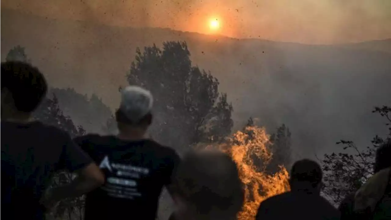 Con temperaturas de 45° se desatan incendios y tormentas en Italia, Grecia y Croacia