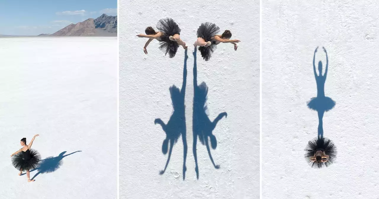 Ballet on Bonneville Salt Flats Beautifully Shows Story of 'Swan Lake'