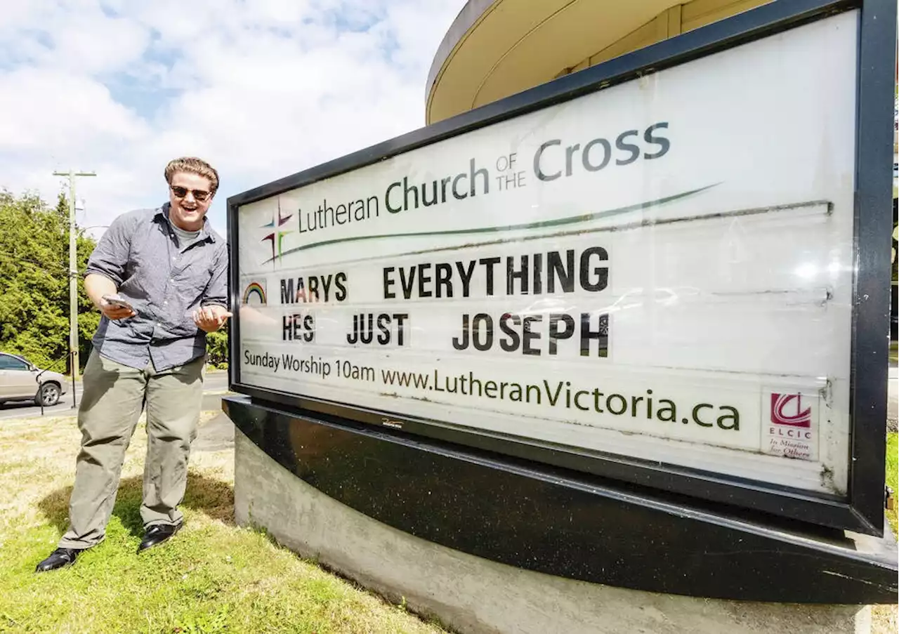 Barbie and the Virgin Mary: B.C. church sign goes viral