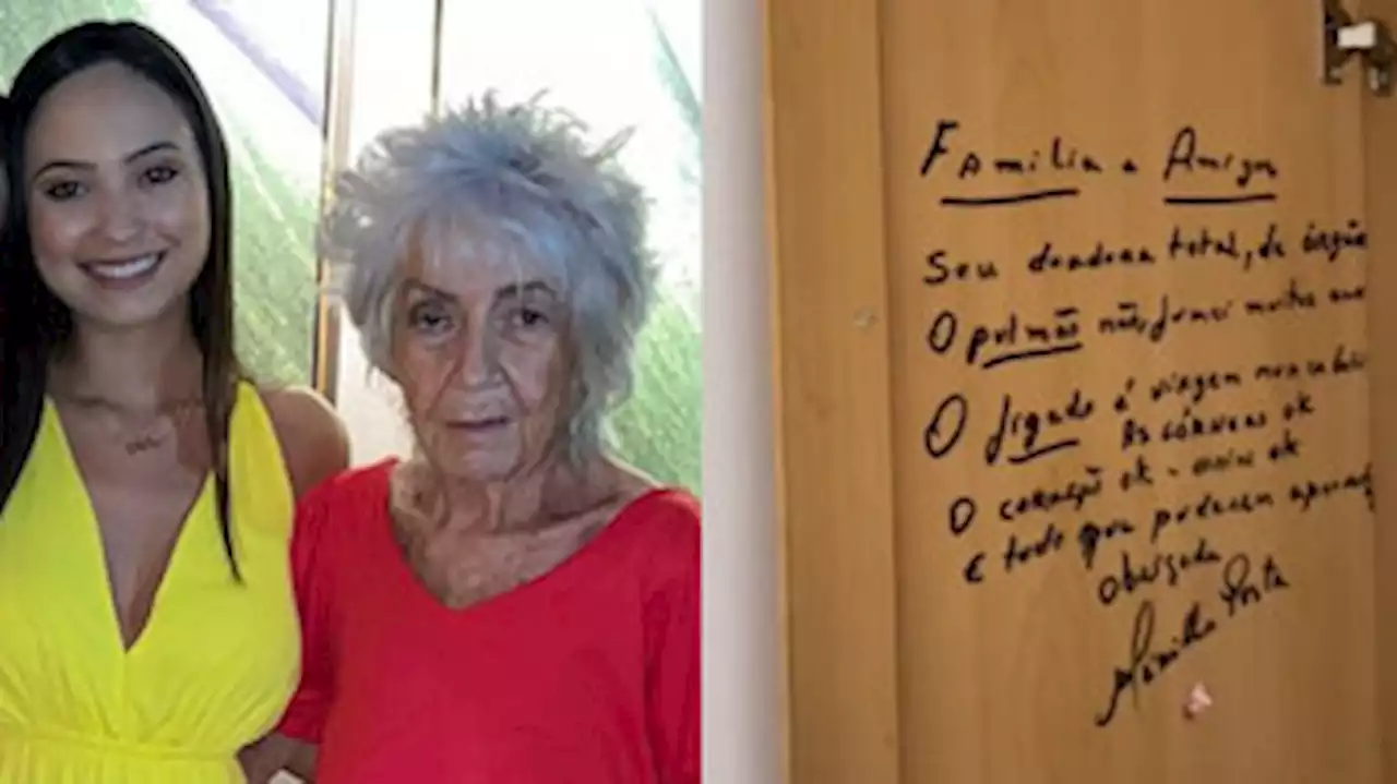 Neta encontra bilhete com pedido emocionante feito por avó com Alzheimer