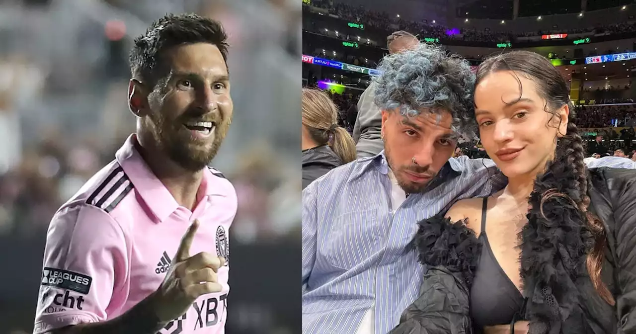 Raw Alejandro ‘olvidó' el escándalo con Rosalia para ver el show de Messi en primera fila