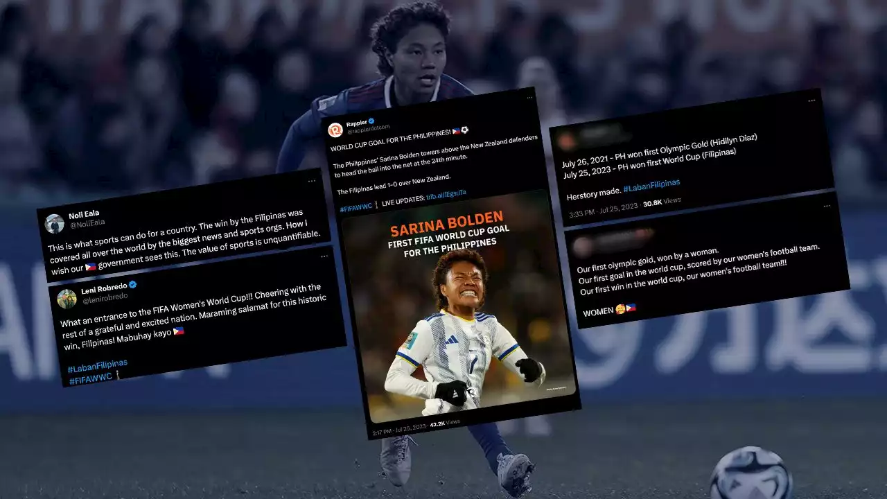 Herstory made: Filipinos online erupt with euphoria over epic FIFA World Cup win