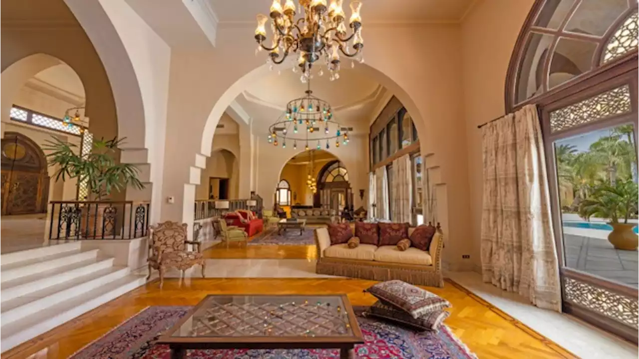 This $17 Million Egyptian Mansion Is Like Living in a Lavish Middle Eastern Palace