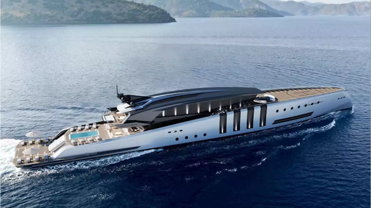 This 364-Foot Superyacht Concept Was Designed by a Professional Racecar Driver, and You Can Tell