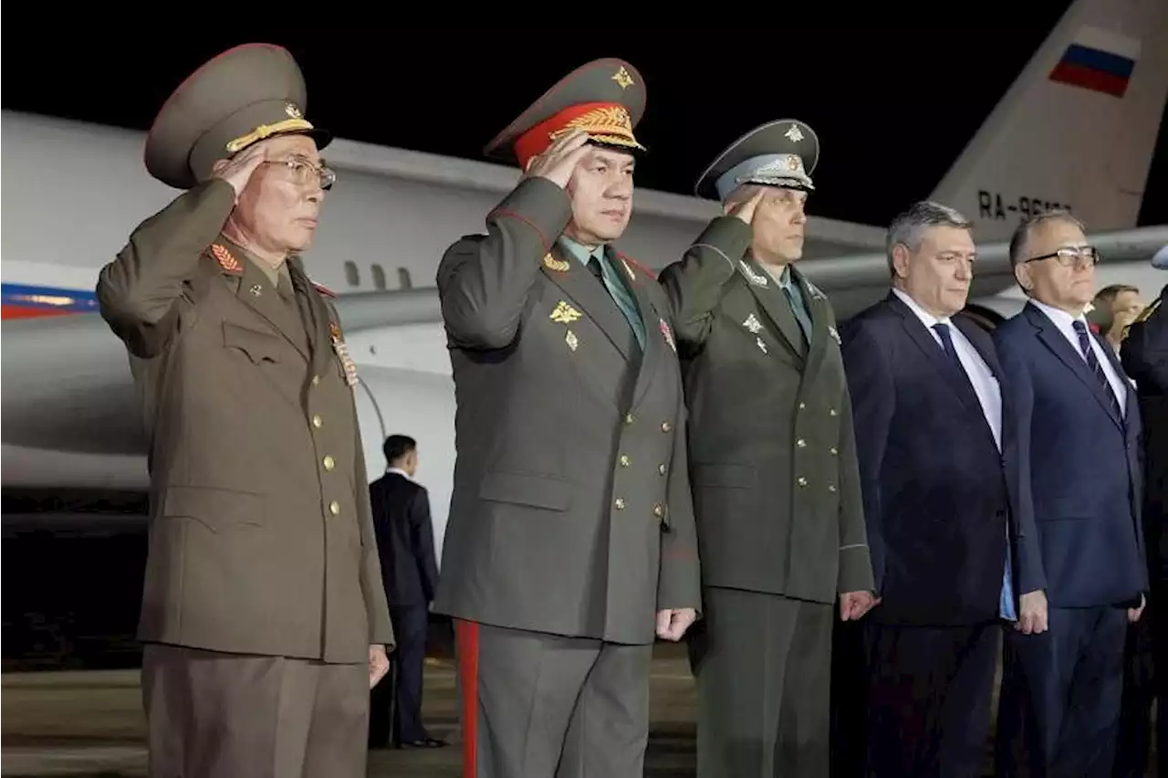 Russian military delegation arrives in North Korea to join Chinese