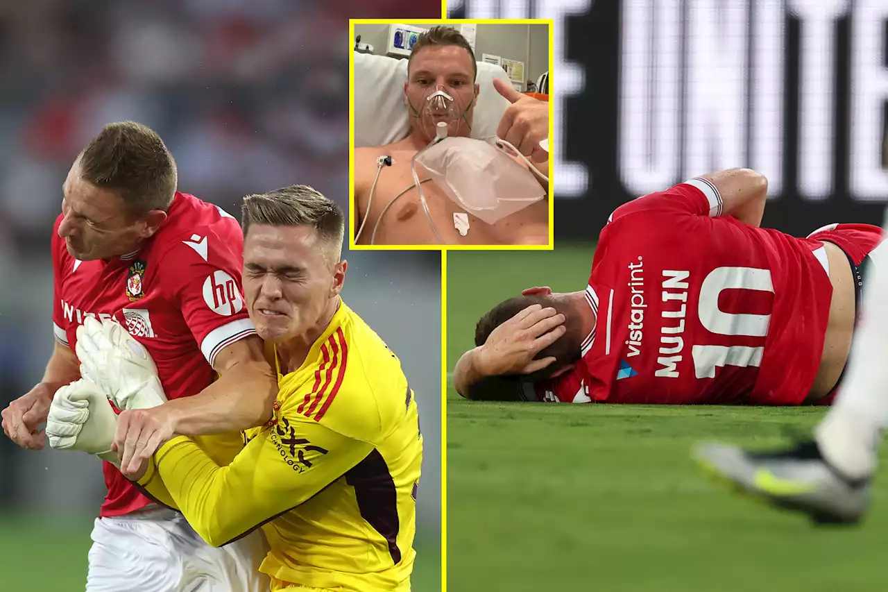 'Heartbroken' and booed Man United goalkeeper apologises for puncturing Mullin's lung