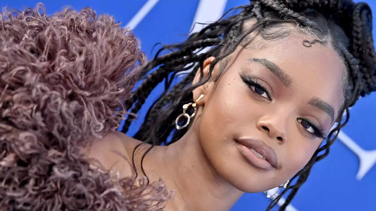 Marsai Martin Jumped on TikTok’s Cherry Cola Hair Trend