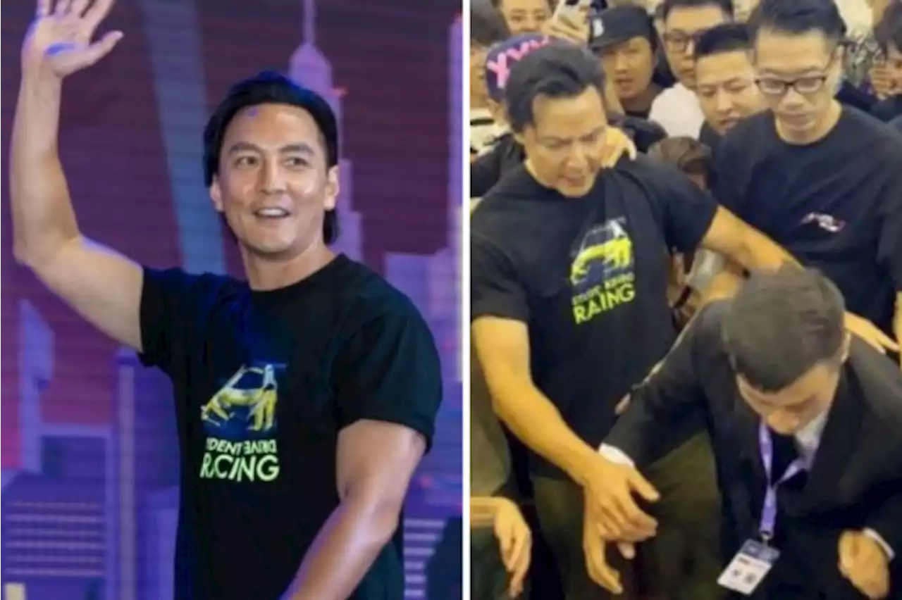 Actor Daniel Wu saves fan who was pushed over at crowded auto show event