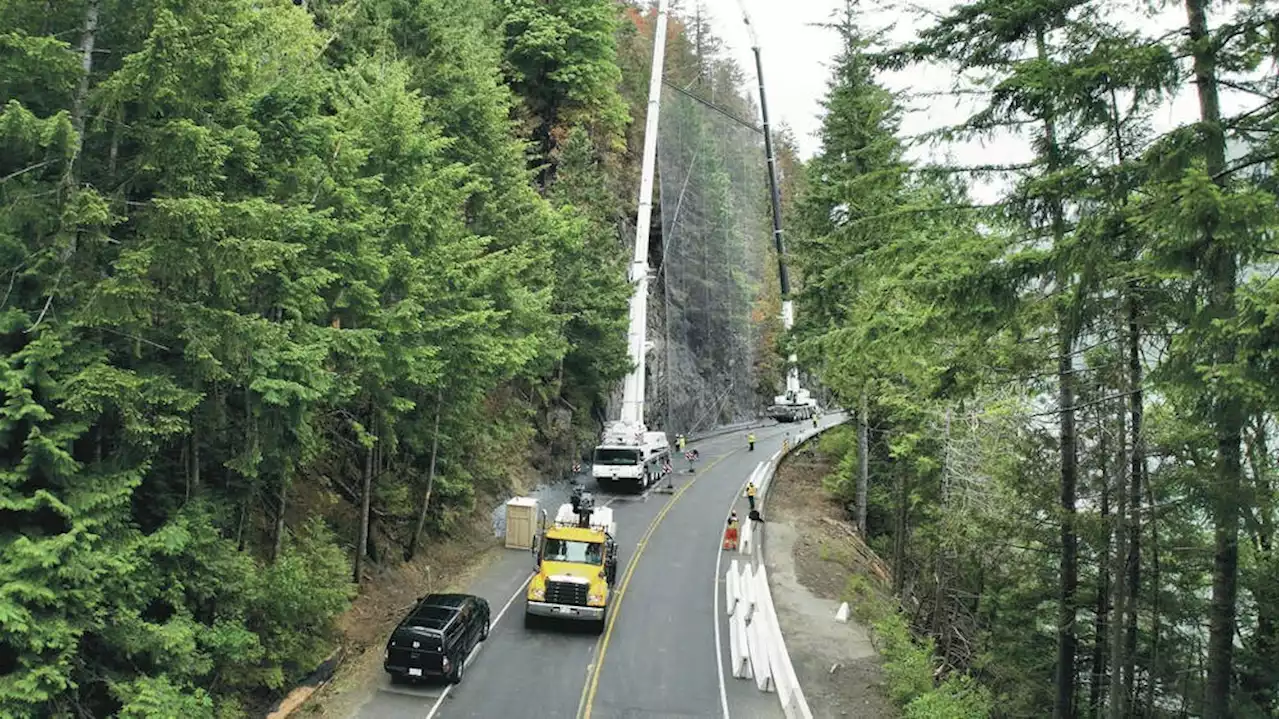 Highway 4 at Cameron Bluffs set to reopen late Wednesday morning