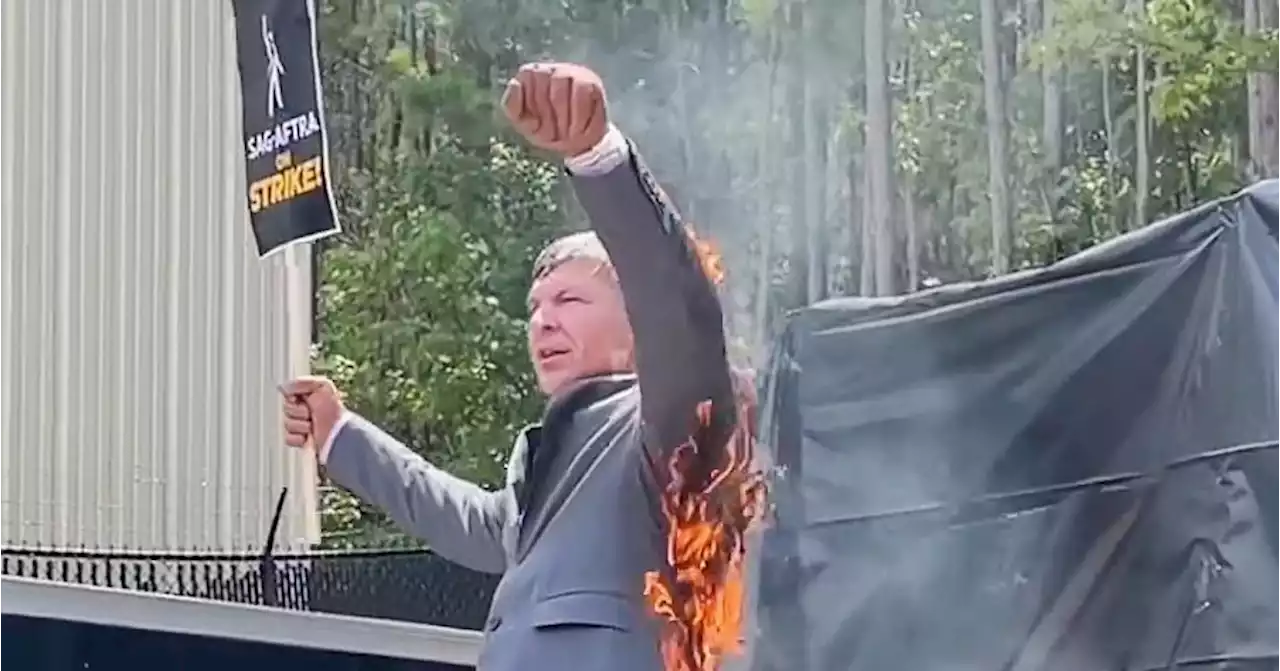 ‘Indiana Jones’ Stuntman Lights Himself on Fire During SAG Strike