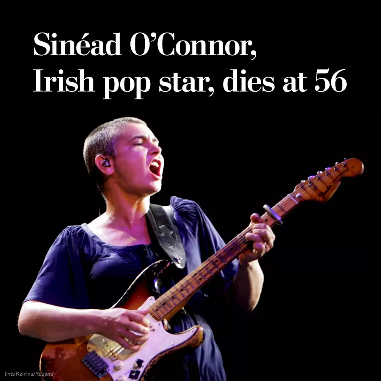 Sinéad O’Connor, Irish singer of ‘Nothing Compares 2 U,’ dies at 56