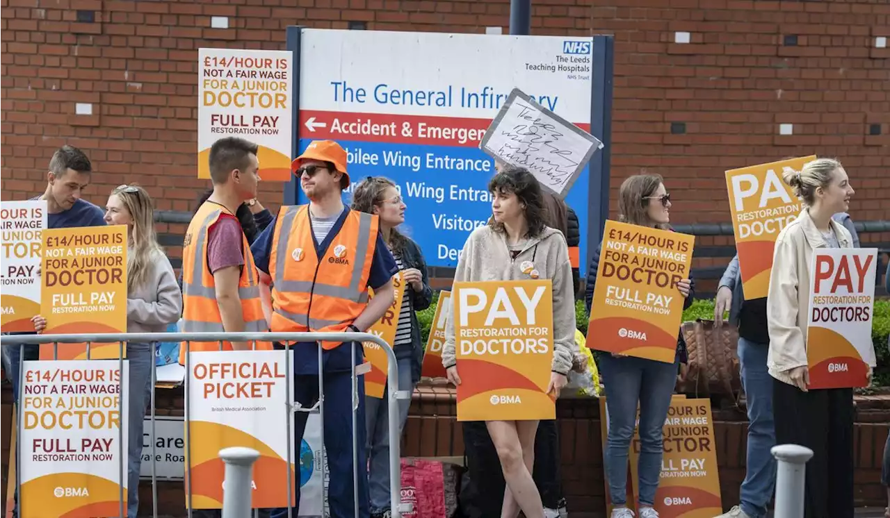 Doctors in England escalate pay dispute as they announce another 4-day walkout in August