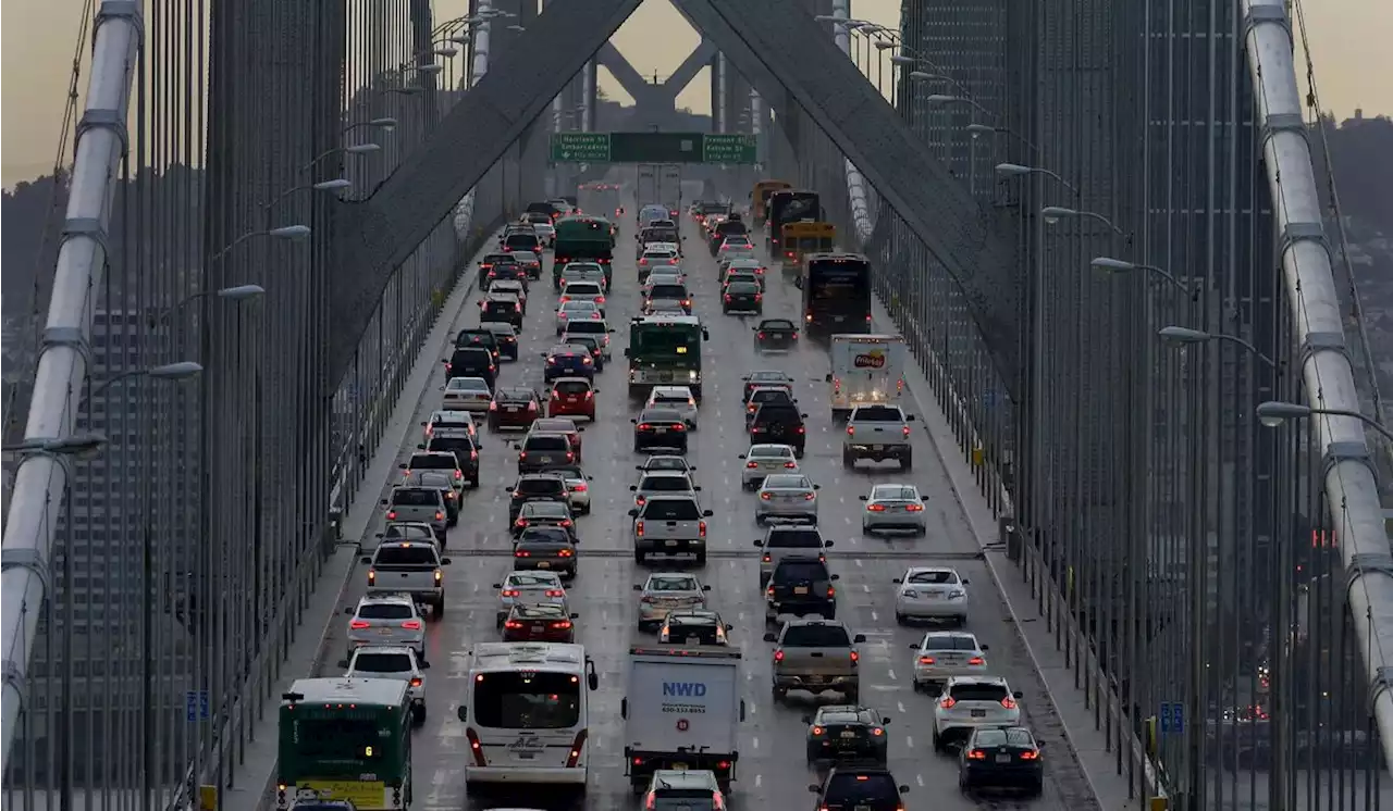 Naked woman arrested for shooting at drivers in middle of major Bay Area bridge