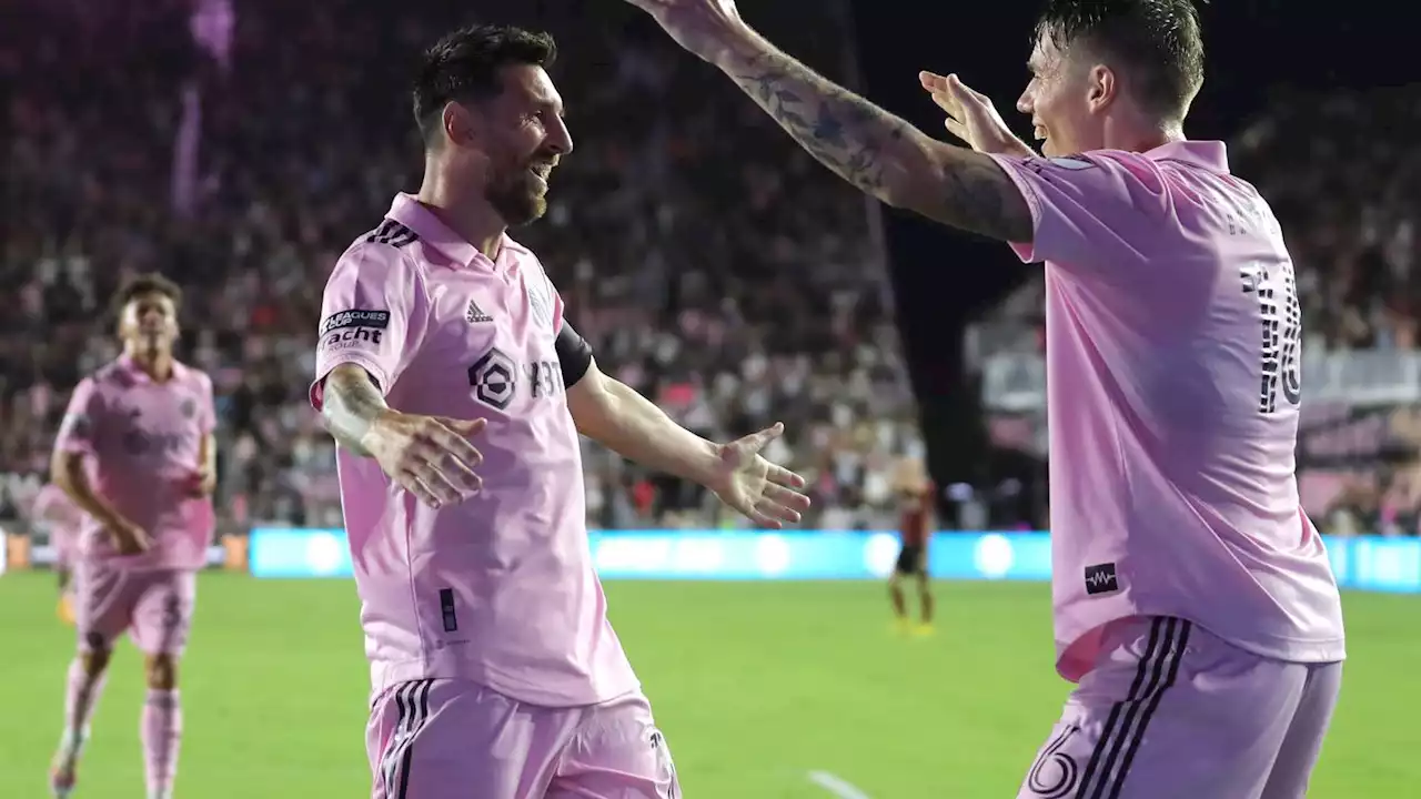 Lionel Messi, Robert Taylor both score twice in Inter Miami's 4-0 rout of Atlanta United