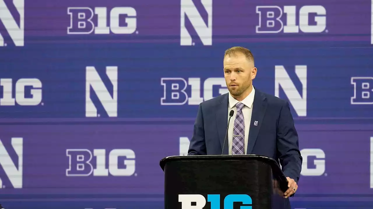 Northwestern interim coach David Braun thrust into uncomfortable spotlight at Big Ten Media Days