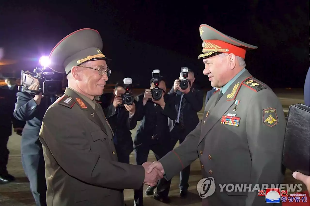 방북 러 국방장관 '北은 중요한 파트너…국방협력 강화 확신' | 연합뉴스