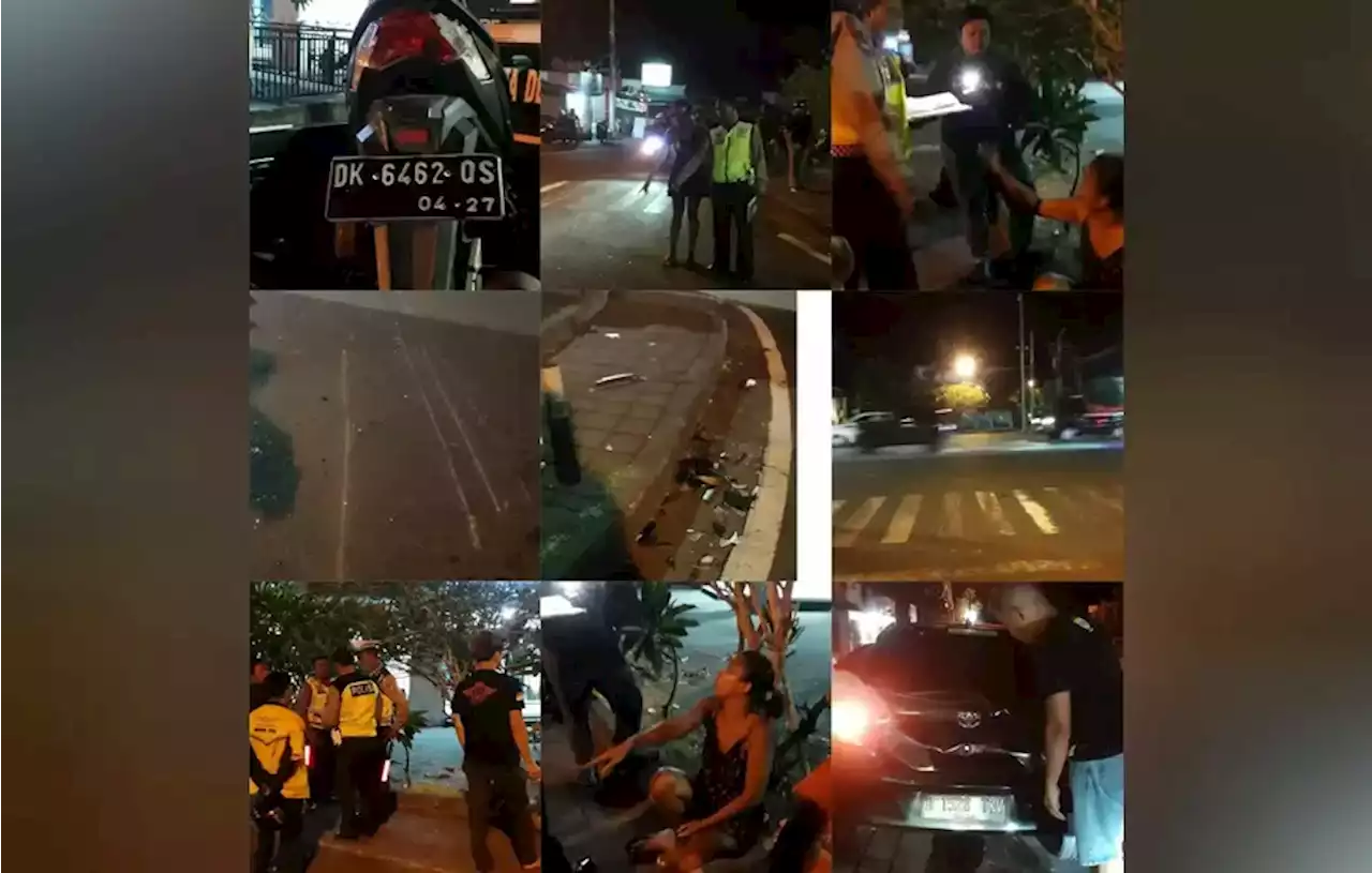 Tabrak Lari di Kuta, Pengendara Motor Tewas