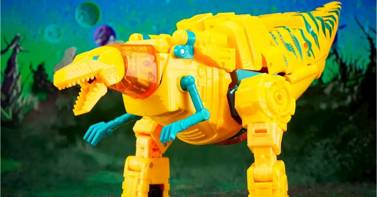 Transformers Grimlock Rises from the Toxic Sludge Swamps of Cybertron